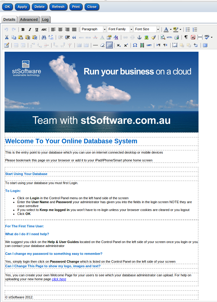 Design the Welcome page  Design the Welcome page